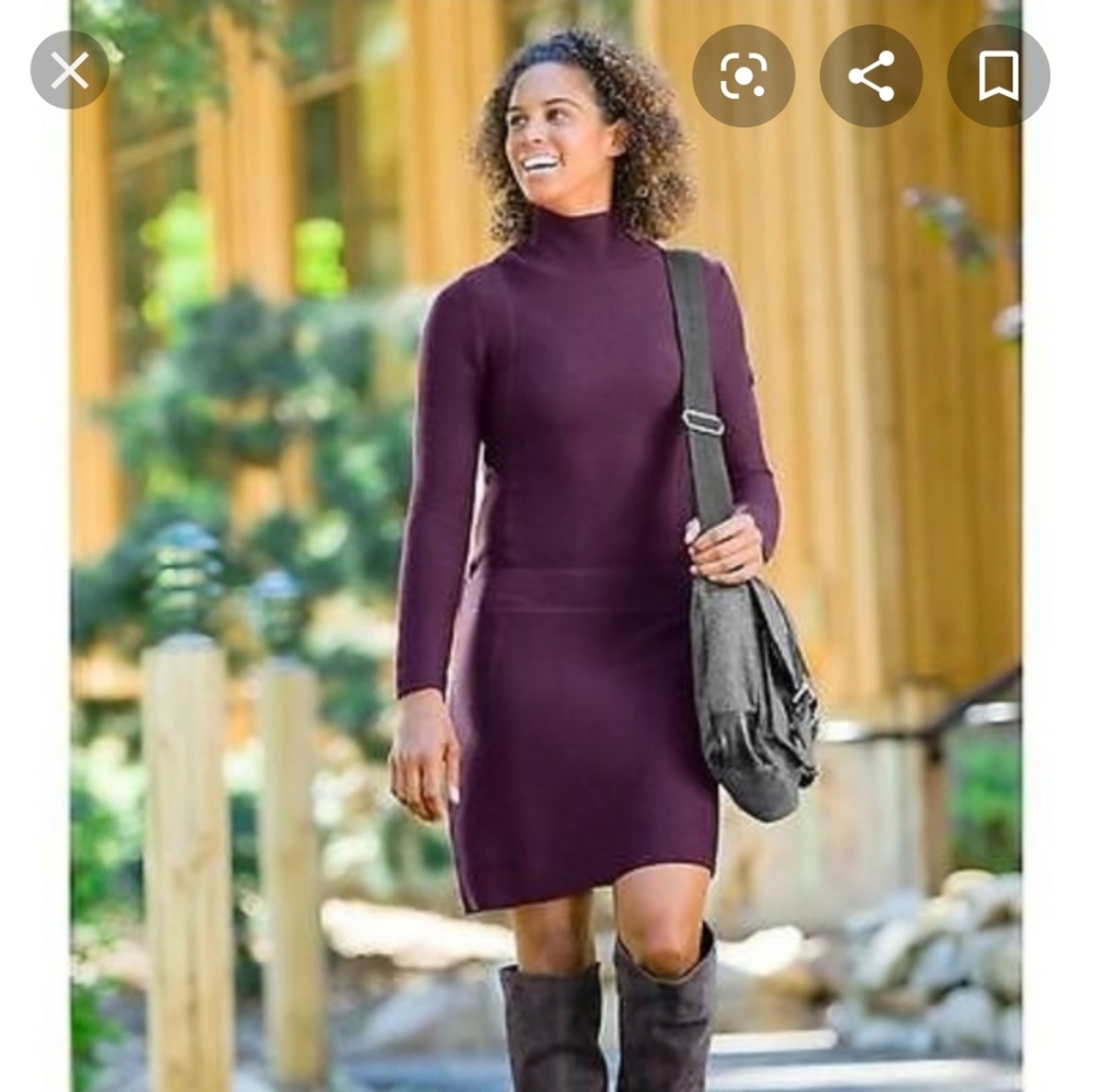 Athleta Riverhead Ribbed Sweater Dress